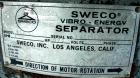 USED: Sweco screener, model LS30C6, 316 stainless steel. 30