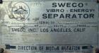 Used Sweco Screener, Model LS30S66, 316 Stainless Steel. 30