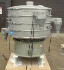 Used Sweco Vibro-Energy Separator, Model LS48S6666, 316 Stainless Steel. 48