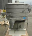 Used Sweco Vibro-Energy Separator, Model LS48S6666, 316 Stainless Steel. 48