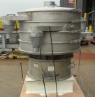 Used Sweco Vibro-Energy Separator, Model LS48S6666, 316 Stainless Steel. 48