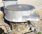 Used Sweco Screener, Model LS48S86, Stainless Steel. 48'' Diameter, single deck. 2.5 hp, 230/460/1200. Mounted on carbon steel base, 24