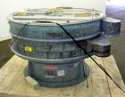 Used Sweco Screener, Model LS60C, Carbon Steel. 60” Diameter single deck, 2 separation. 301 Stainless steel top cover. Driven by a 5hp, 3/60/230/460 volt, 1120 rpm motor. Mounted on a carbon steel ba...