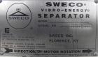 Used Sweco Screener, Model QC60C888, Carbon Steel. 60