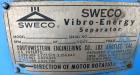 Used Sweco Sifter / Screener, Model S4806886, 48
