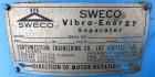 Used Sweco Sifter / Screener, Model S4806886, 48