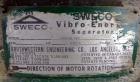 Used- Stainless Steel Sweco Screener, Model S48C8886-1