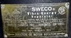 Used Sweco Screener, Model S48S128, 48