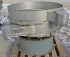 USED: Sweco screener, model S48S86666, 304 stainless steel. 48