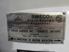Used Sweco Vibratory Screen, Model S48US666, 304 Stainless Steel, 48