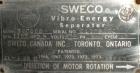 Used Sweco Screener, Model S60S88, 304 stainless steel. 60