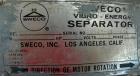 Used Sweco Screener, Model US48-185-13, Carbon Steel. 48