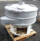 Used Sweco Screener, Model US48D88-HS, 316 Stainless Steel. 48” Diameter single deck, 2 separation. 304 Stainless steel top cover. Driven by a 2-1/2 hp, 3/60/230/460 volt, 1765 rpm motor. Mounted on ...