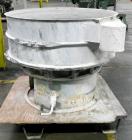 Used Sweco Screener, Model US48S886, Stainless Steel. 48