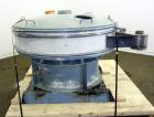 Used Sweco Screener, Model US60C82, Carbon Steel. 60” Diameter bottom deck only. Carbon steel top cover. Driven by a 2.5hp, 3/60/230/460 volt, 1160 rpm motor. Mounted on a carbon steel base.