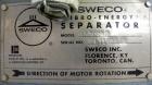 Used Sweco Screener, Model US60C82, Carbon Steel. 60” Diameter bottom deck only. Carbon steel top cover. Driven by a 2.5hp, 3/60/230/460 volt, 1160 rpm motor. Mounted on a carbon steel base.