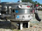 Used Sweco Screener, Model US60S1088-002, 316/304 Stainless Steel. 60