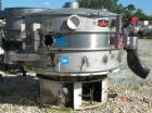 Used- Sweco Screener, Model US60S1088-002, 316/304 Stainless Steel. 60