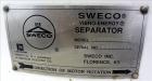 Used Sweco Screener, Model US60S888-022, 304 Stainless Steel. 60