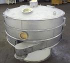 Used Sweco Screener, Model US60S888-C, 304 Stainless Steel. 60