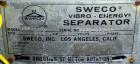 Used Sweco Model US72S108 Screener