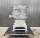 Used Sweco Vibrating Screener, Model XS48S666TLWC | 48” Diameter | 4-Deck Stainless Steel | 2.5 HP, 460V | Equipped with 26T, 28T & 60T Screens