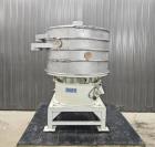Used Sweco Vibrating Screener, Model XS48S666TLWC | 48” Diameter | 4-Deck Stainless Steel | 2.5 HP, 460V | Equipped with 26T, 28T & 60T Screens