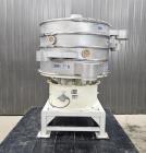 Used Sweco Vibrating Screener, Model XS48S666TLWC | 48” Diameter | 4-Deck Stainless Steel | 2.5 HP, 460V | Equipped with 26T, 28T & 60T Screens