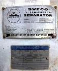 Used Sweco Separator, Model XS48S666TLUEWC, Stainless Steel.