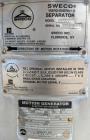 Used Sweco 48” Screener Base, Model XS48S6886