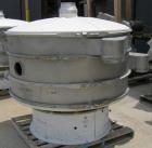 Used Sweco screener, model XS60810S, 304 stainless steel. 60