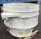 Used Sweco Scalper Screener, Model XS60S156SBSL, 304 Stainless Steel.  60” Diameter single deck, 2 separation.  No top cover.  Driven by a 2-1/2 hp, 3/60/460 volt, 1160 rpm motor.  Mounted on a stain...
