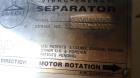 Used Sweco Screen. Stainless Steel, 60