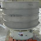 USED: Sweco screener, model XS60S8888, 304 stainless steel. 60