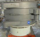 USED: Sweco screener, model XS60S8888, 304 stainless steel. 60