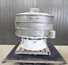 Used Sweco Vibrating Screener, Model XS60S888TLWC | 60” Diameter | 3-Deck Stainless Steel | 2.5 HP, 460V | Self-Cleaning Sandwich Screens