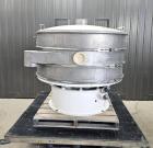 Used Sweco Vibrating Screener, Model XS60S888TLWC | 60” Diameter | 3-Deck Stainless Steel | 2.5 HP, 460V | Self-Cleaning Sandwich Screens