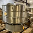Sweco 72 Inch Vibrating Screen Separator – Double Deck, 5HP, Stainless Steel