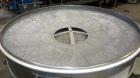 Used Sweco Screener, Model XS72S101412AVTLWC, 304 Stainless Steel. 72” Diameter, single deck, 2 separation, with top cover. Driven by a 5 hp, 3/60/460 volt, 1160 rpm motor. Mounted on a carbon steel ...