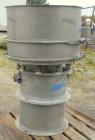 Used Sweco Screener, Model ZS30S612SD, 304 Stainless Steel. 30