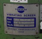 Used- Tokuju Vibrating Screener, Model TMR-50-1S