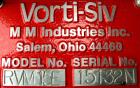Used Vorti-Siv Vibratory Sieving Machine, Model RVM-15E, 304 Stainless Steel. (1) 15