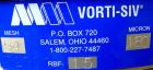 Used Vorti-Siv Vibratory Sieving Machine, Model RVM-15E, 304 Stainless Steel. (1) 15
