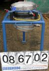 Used Vorti-Siv Vibratory Sieving Machine, Model RVM-15E, 304 Stainless Steel. (1) 15