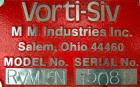 Used Vorti-Siv Vibratory Sieving Machine, Model RVM-15E, 304 Stainless Steel. (1) 15
