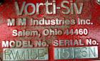 Used Stainless Steel Vorti-Siv Vibratory Sieving Machine, Model RVM-15E