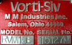 Used Vorti-Siv Vibratory Sieving Machine, Model RVM-15E, 304 Stainless Steel. (1) 15