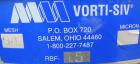 Used Vorti-Siv Vibratory Sieving Machine, Model RVM-15E, 304 Stainless Steel. (1) 15