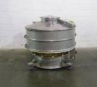 Used: Sweco XS48S88 48” diameter double deck sifter. Separate solids from liquids or segregate dry materials into various sizes. Particles as fine as 400 mesh (38 microns) can be screened with up to ...