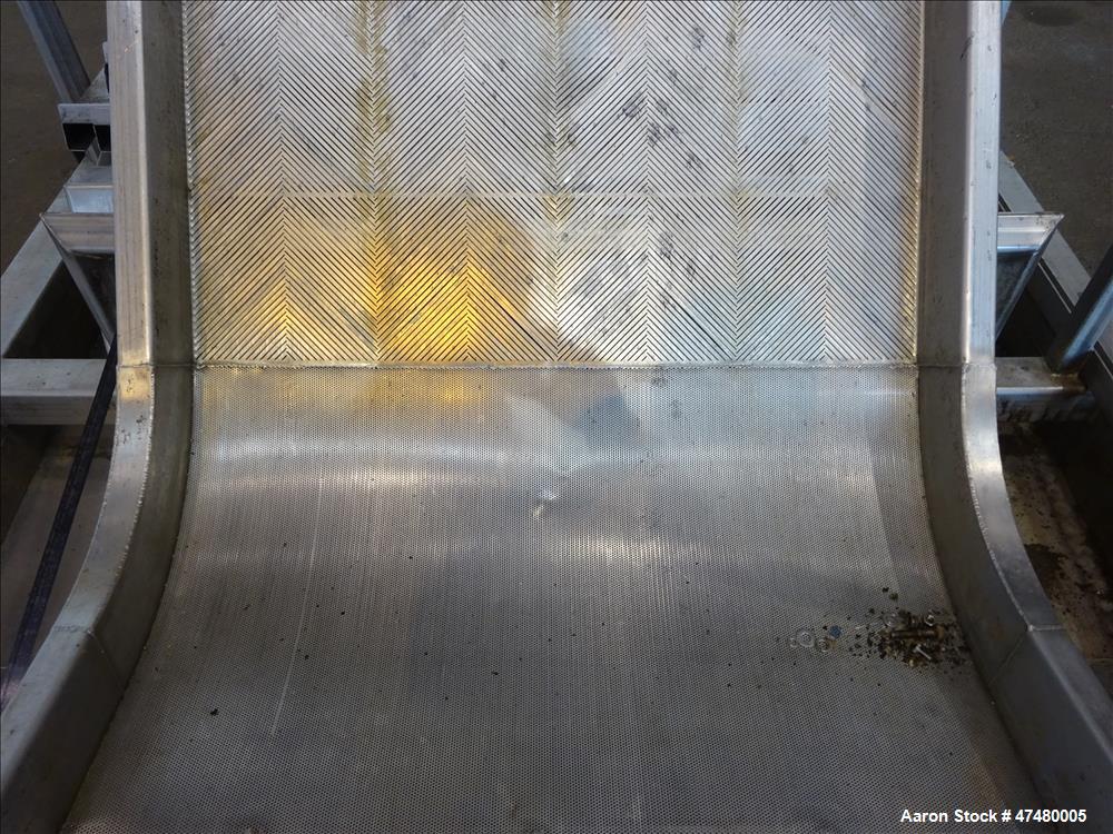 Used Incline Filter/ Sieve, 304 Stainless Steel.